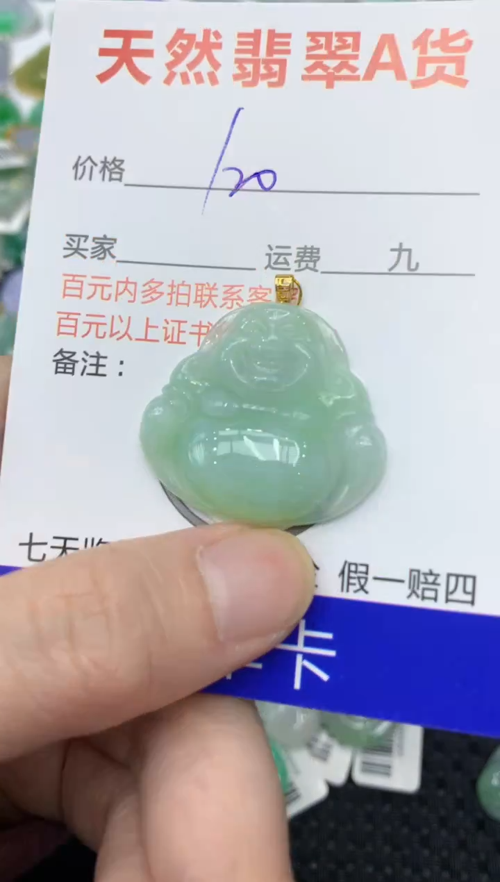 翡翠18K金镶嵌颈饰99999999999