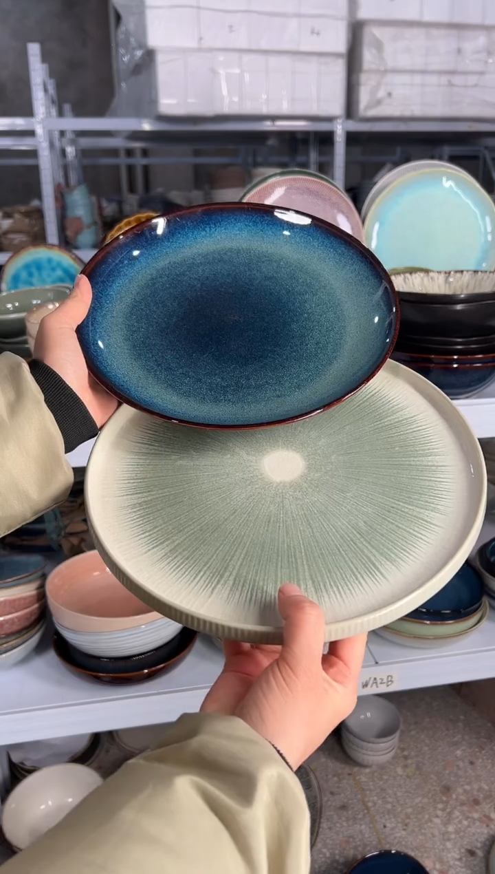 陶瓷外贸尾货瑕疵满20包邮X2大盘