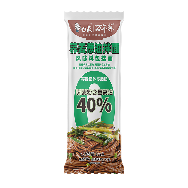 白象荞麦葱油拌面一包