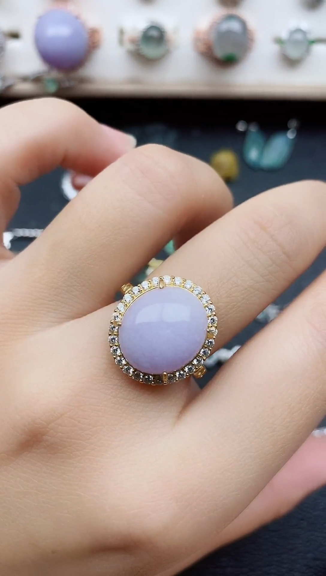 【闪购商品】翡翠戒指银S925镶嵌11111