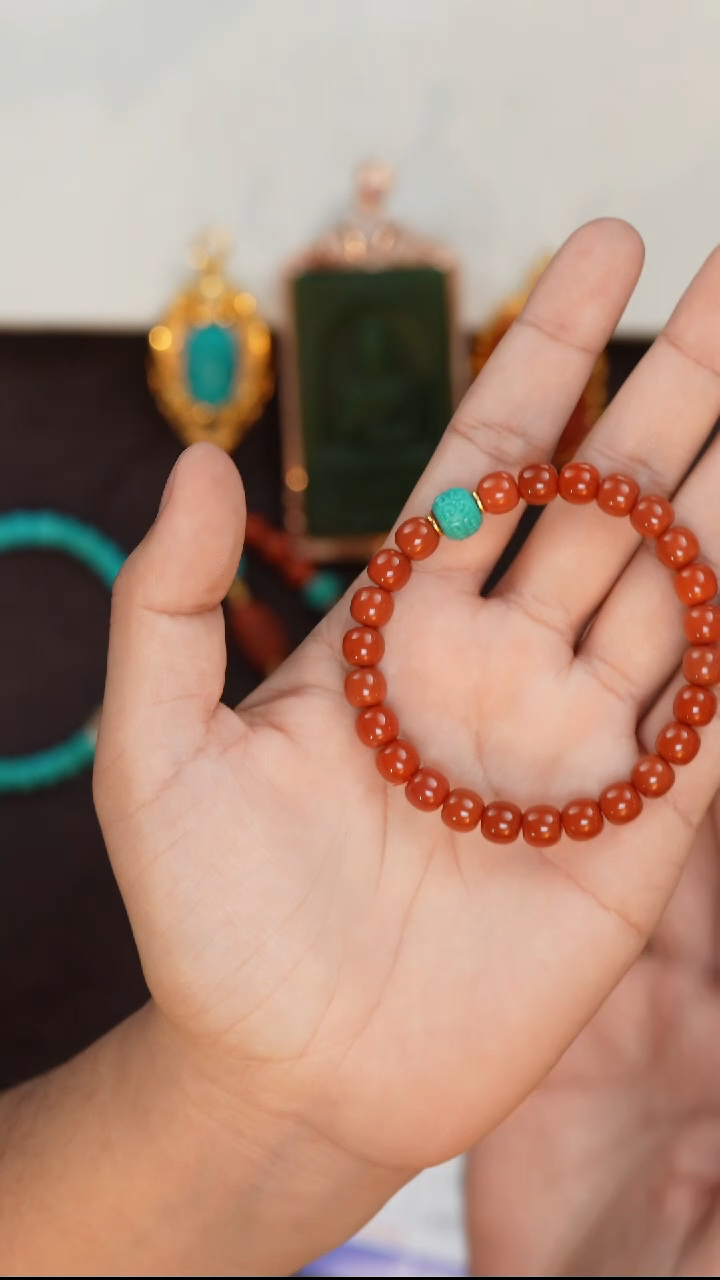 【闪购商品】南红玛瑙手串未镶嵌南红手串