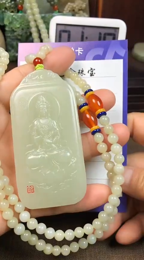 【闪购商品】和田玉颈饰未镶嵌武 阿 哥王