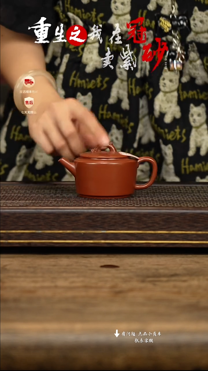 茶壶紫砂冠砂茶器32