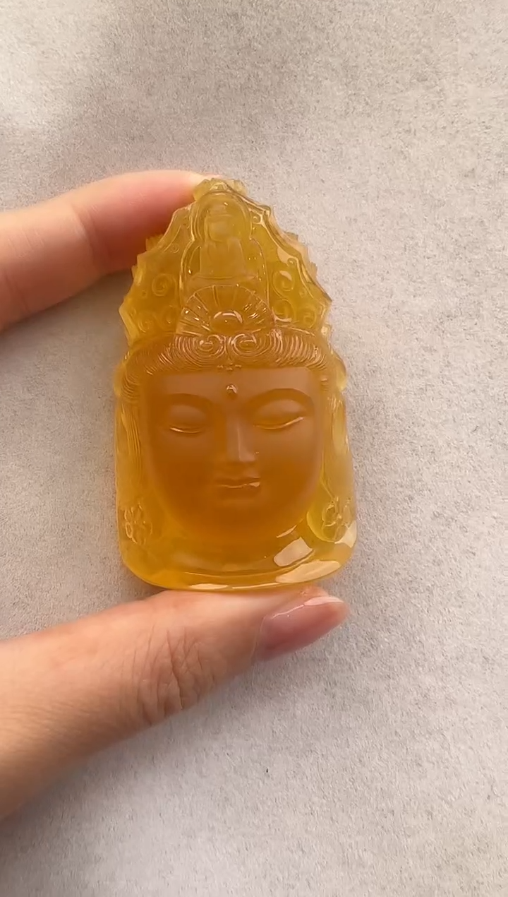 【闪购商品】定制琥珀未镶嵌10208135-吊坠