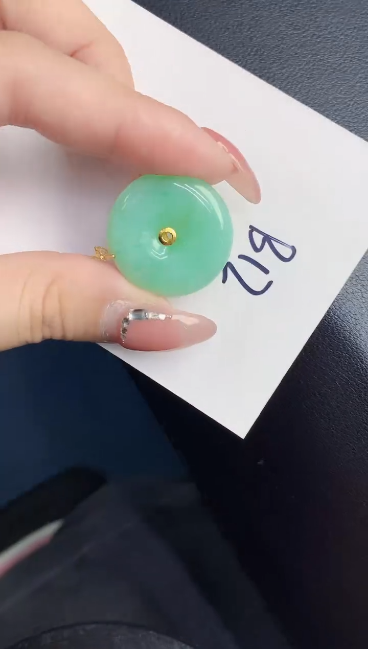 【闪购商品】翡翠颈饰18K金镶嵌000000000