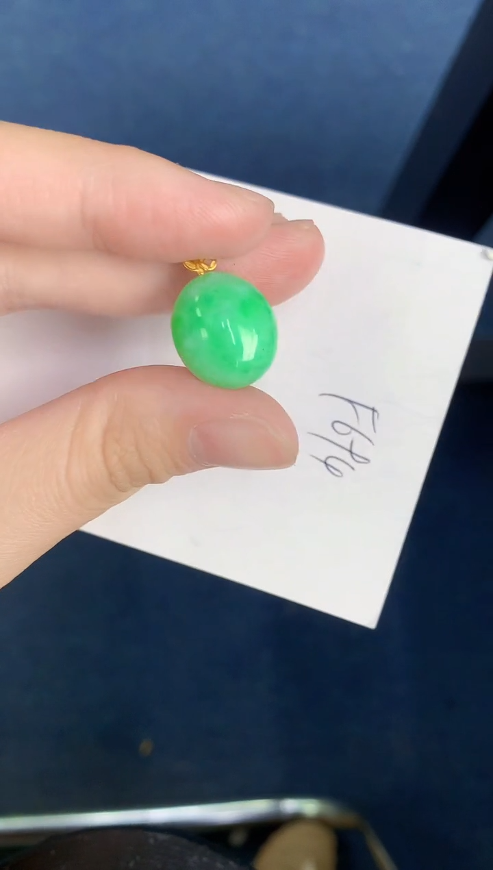 【闪购商品】翡翠颈饰18K金镶嵌000000000