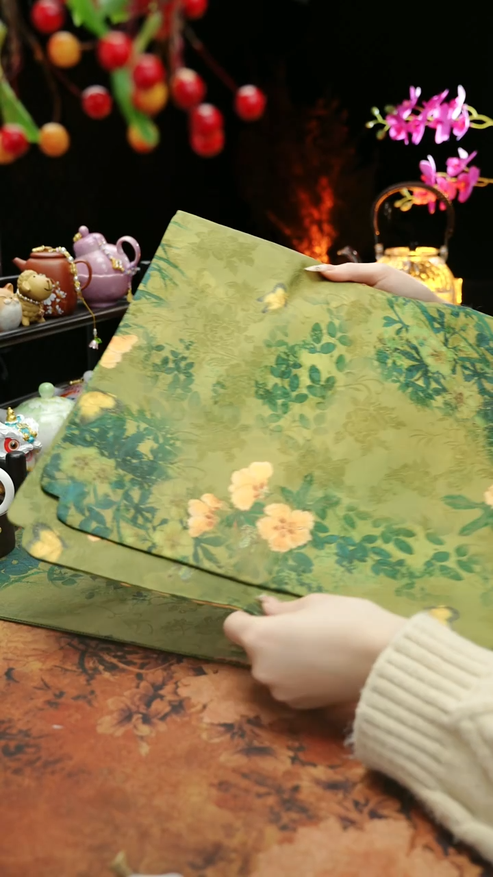 【闪购商品】68*36春颜缎面防水茶席