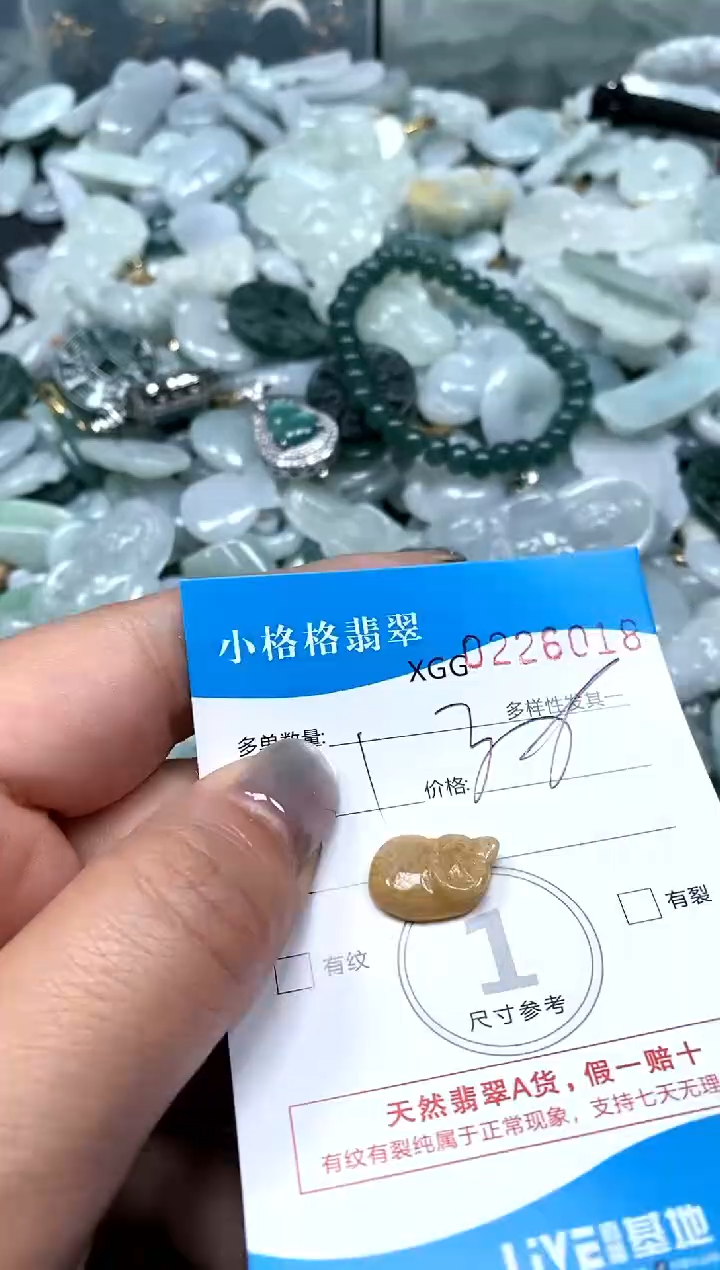 翡翠未镶嵌颈饰闪购商品0226018