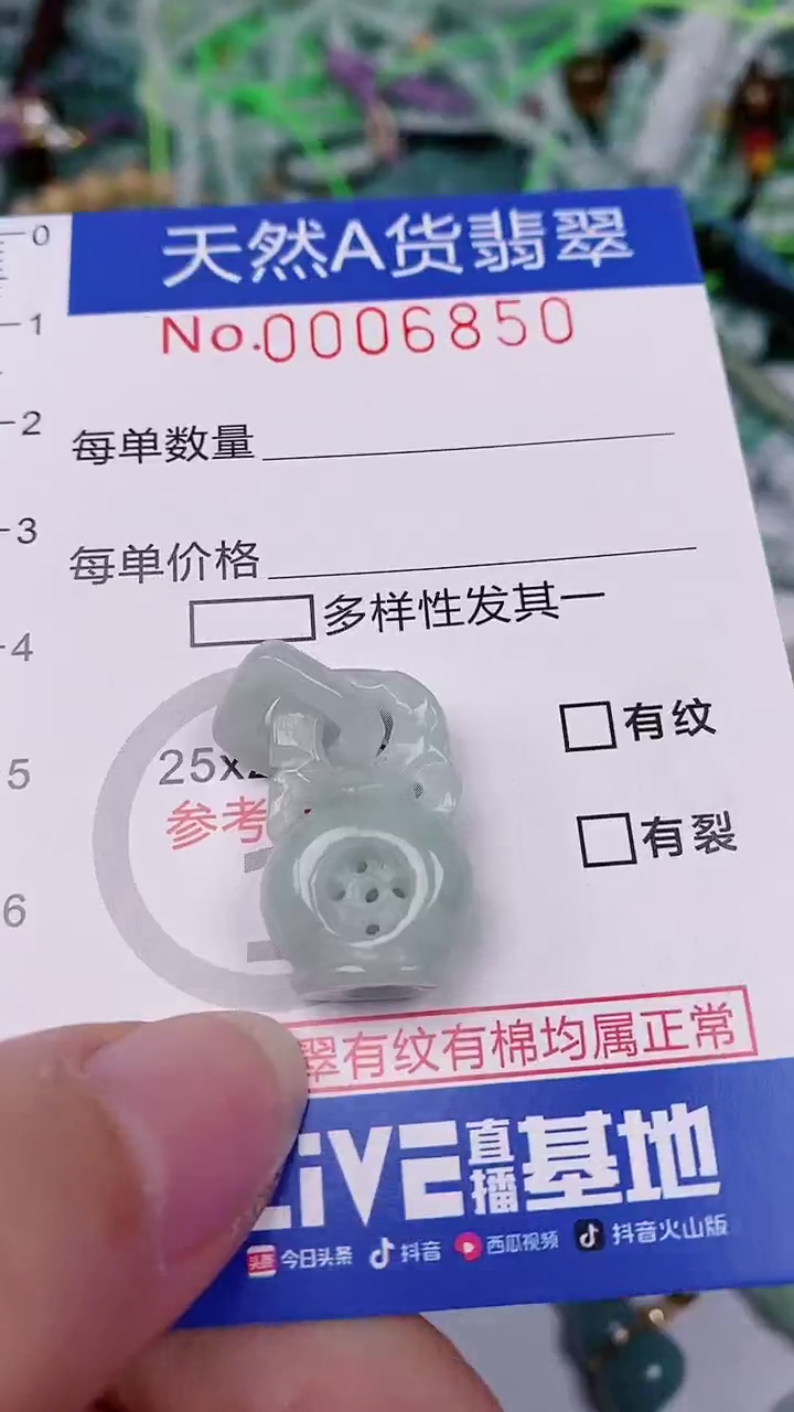 【闪购商品】翡翠颈饰未镶嵌00006850