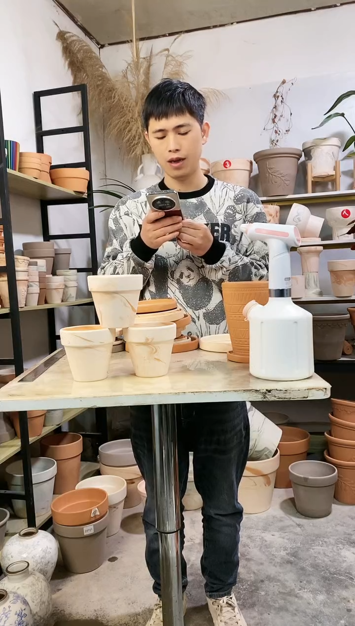 【闪购商品】红陶10*10玛奇朵 3盆无托