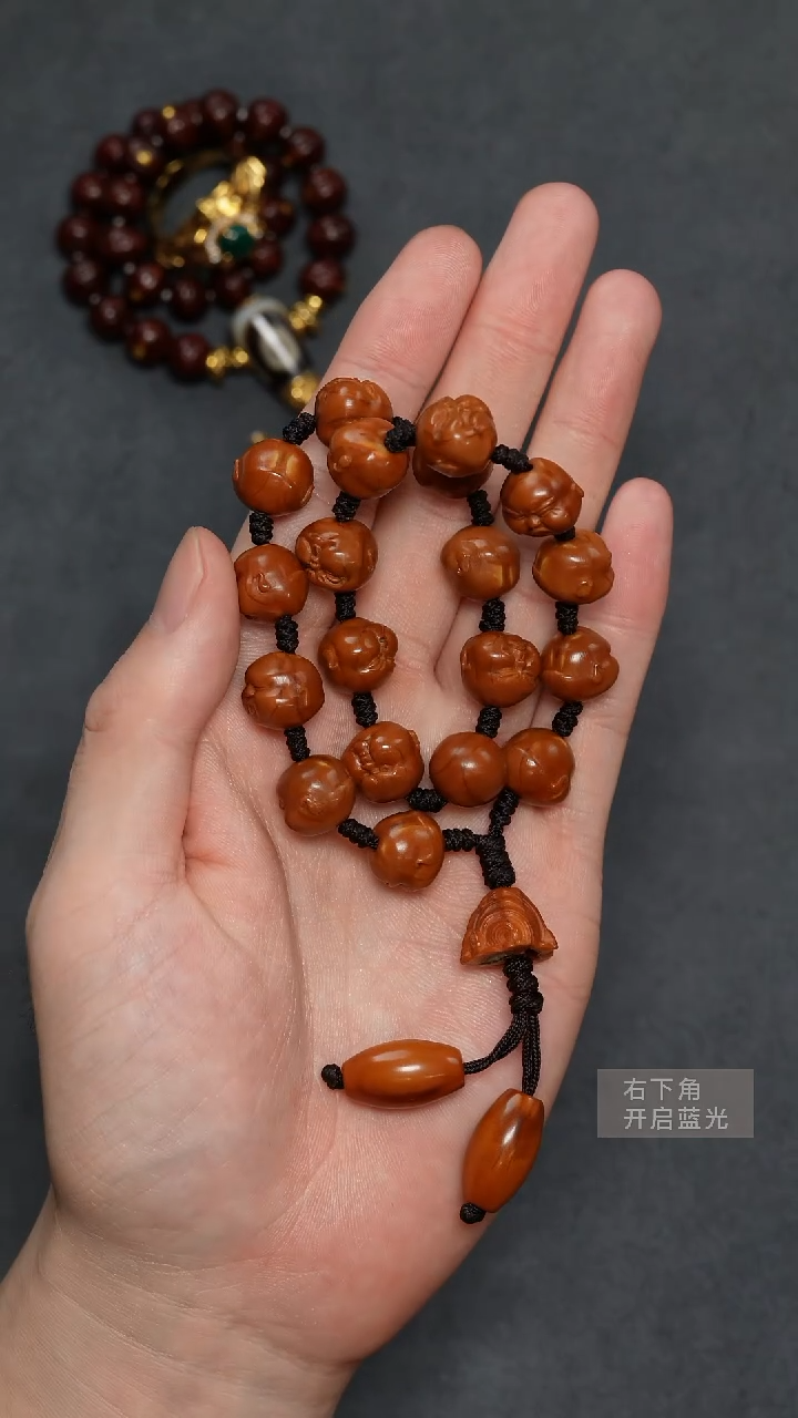 橄榄核手串核雕手持