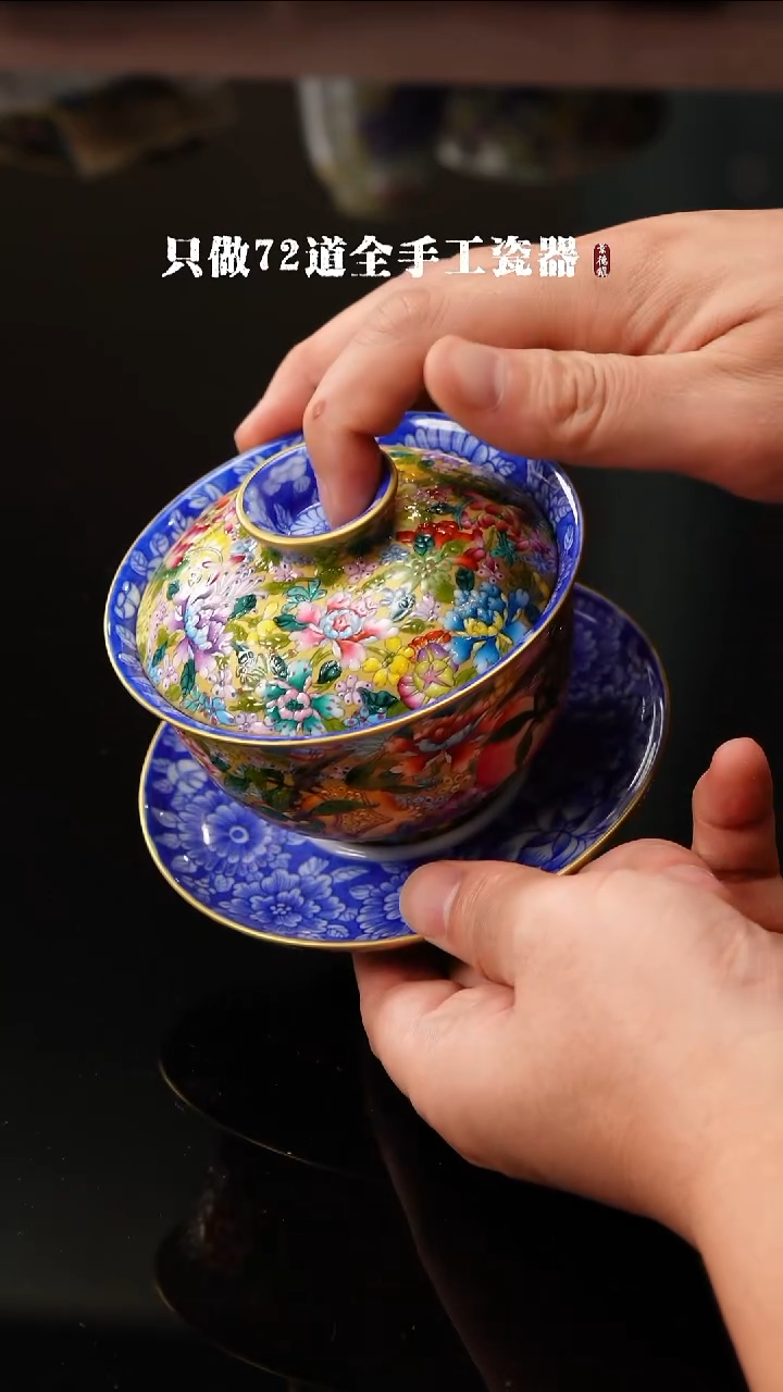 瓷片孤*景德镇手工手绘陶瓷