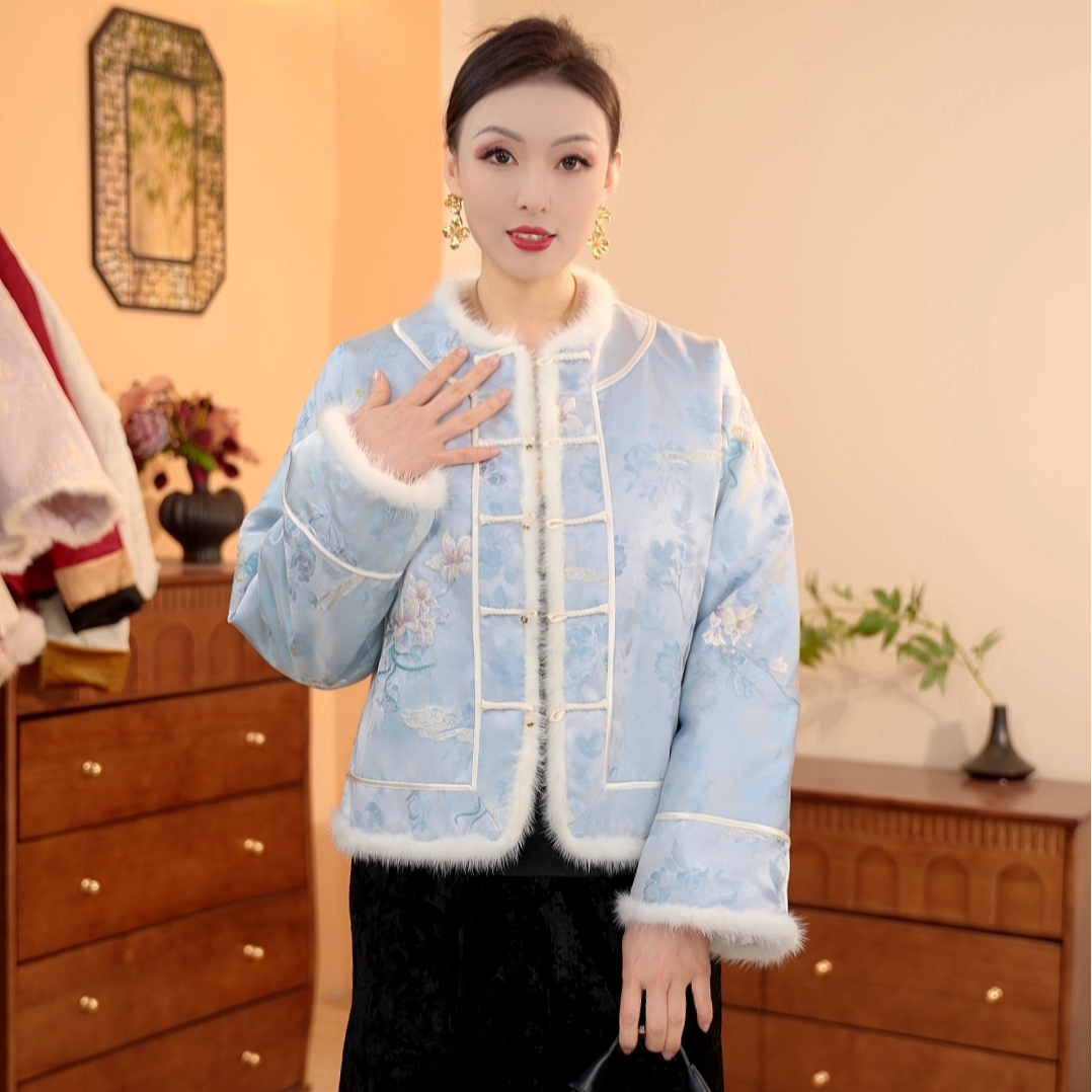 泠风辞｜新中式百搭女士时尚复古气质国风外套-6450