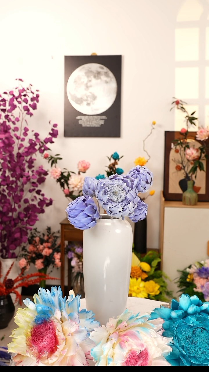 墨*洋蓟永生花    A11