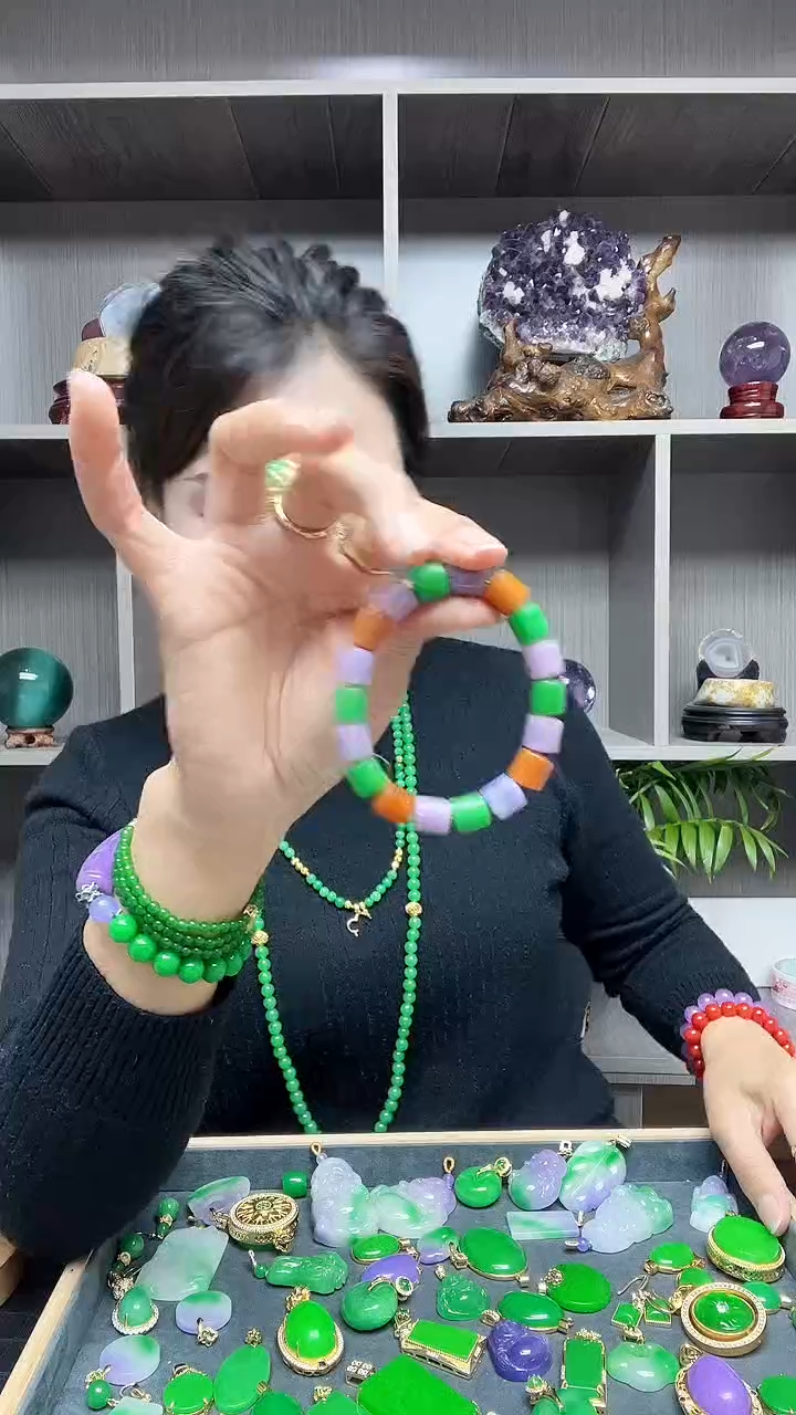 【闪购商品】翡翠手链未镶嵌手链