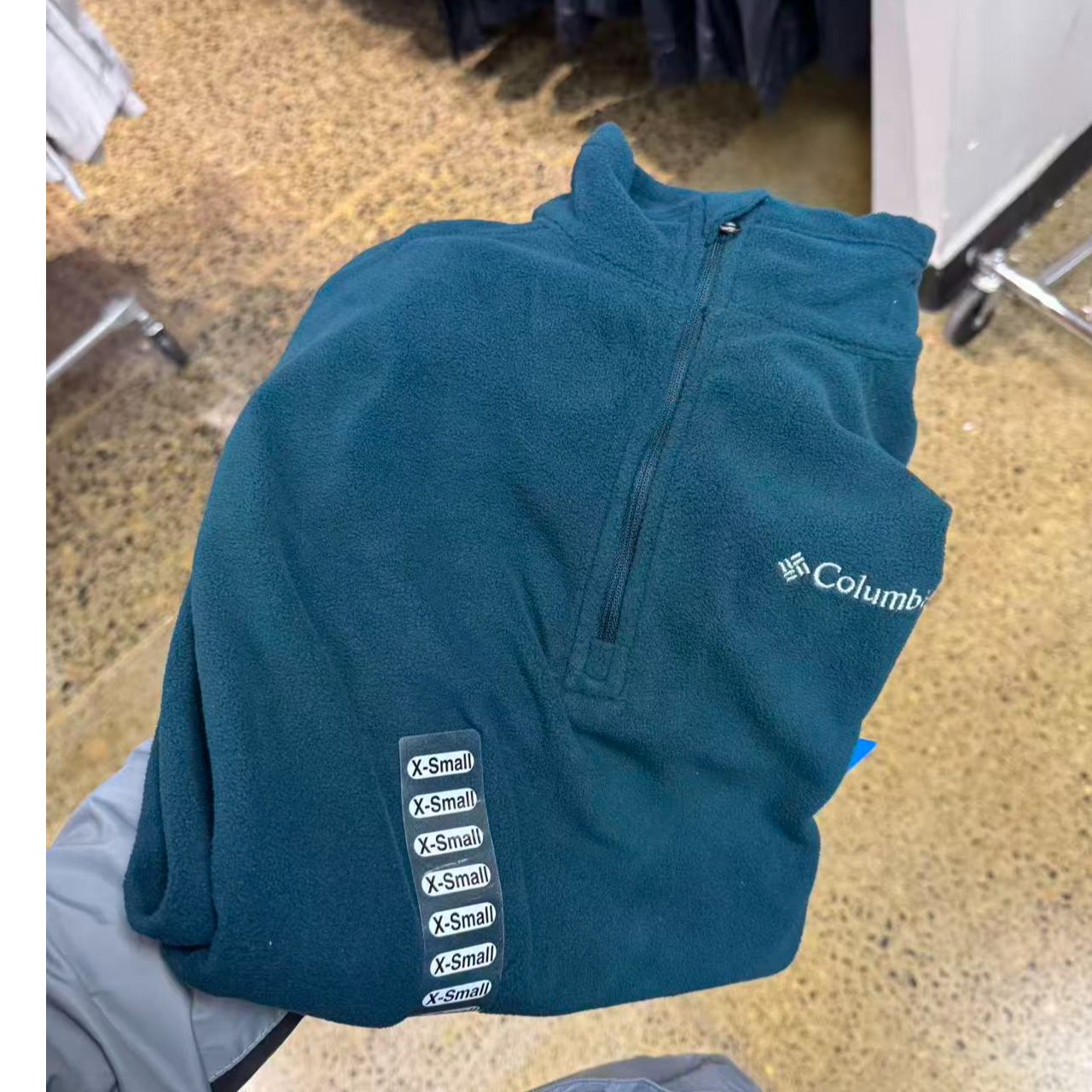 Columbia/哥伦比亚男士立领半拉链抓绒衣（卡码拍大）