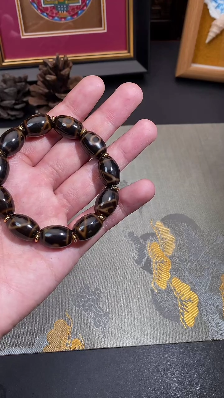 【闪购商品】玛瑙/玉髓颈饰未镶嵌Z27675多宝手串