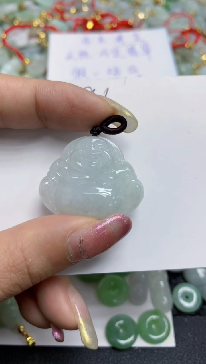 【闪购商品】翡翠颈饰未镶嵌天然翡翠A货