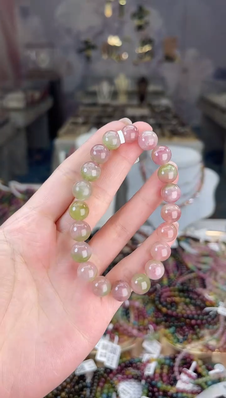 【闪购商品】碧玺/未镶嵌J9mm+碧玺单圈多样性发货