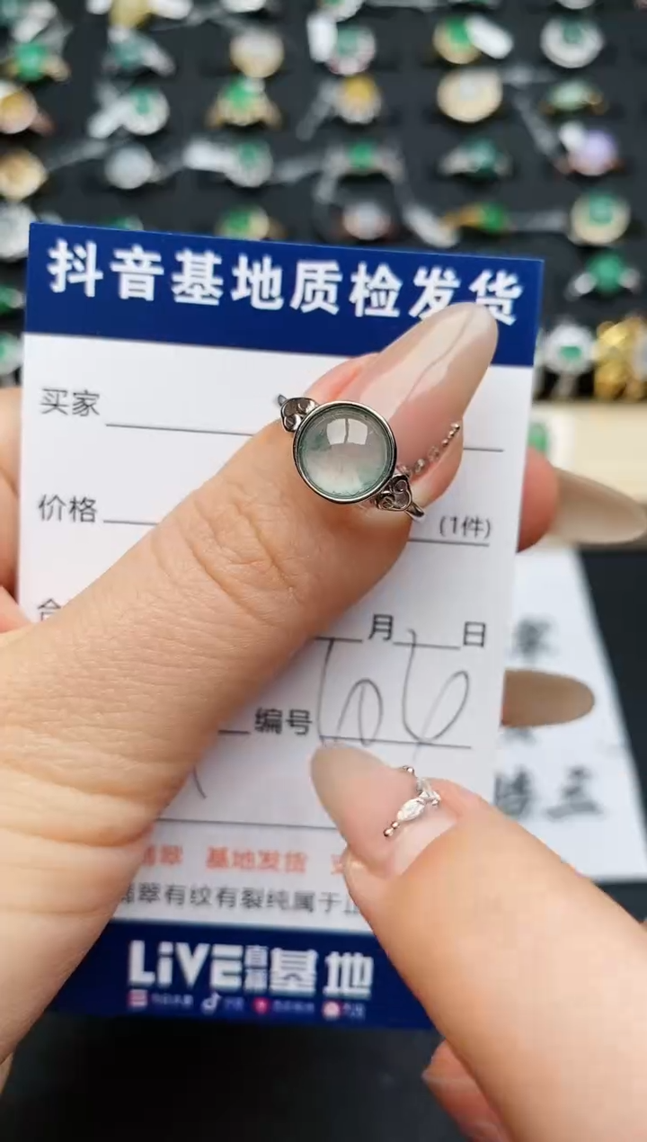 【闪购商品】翡翠戒指银S925镶嵌..............