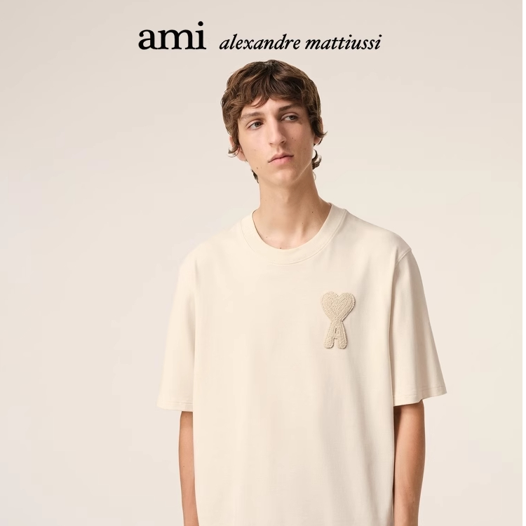 AMIPARIS男士钩针编织爱心休闲短袖HTS055.726
