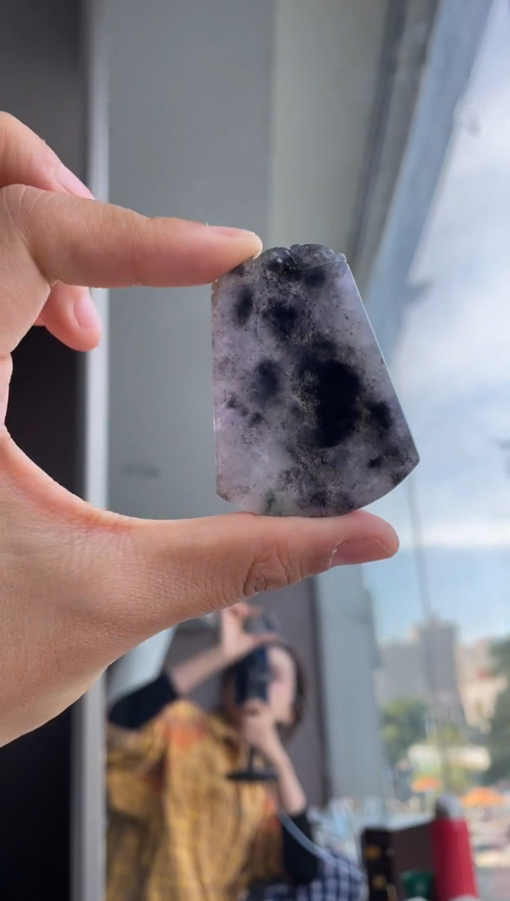 吊坠(不含链)未镶嵌翡翠天然缅甸A货翡翠