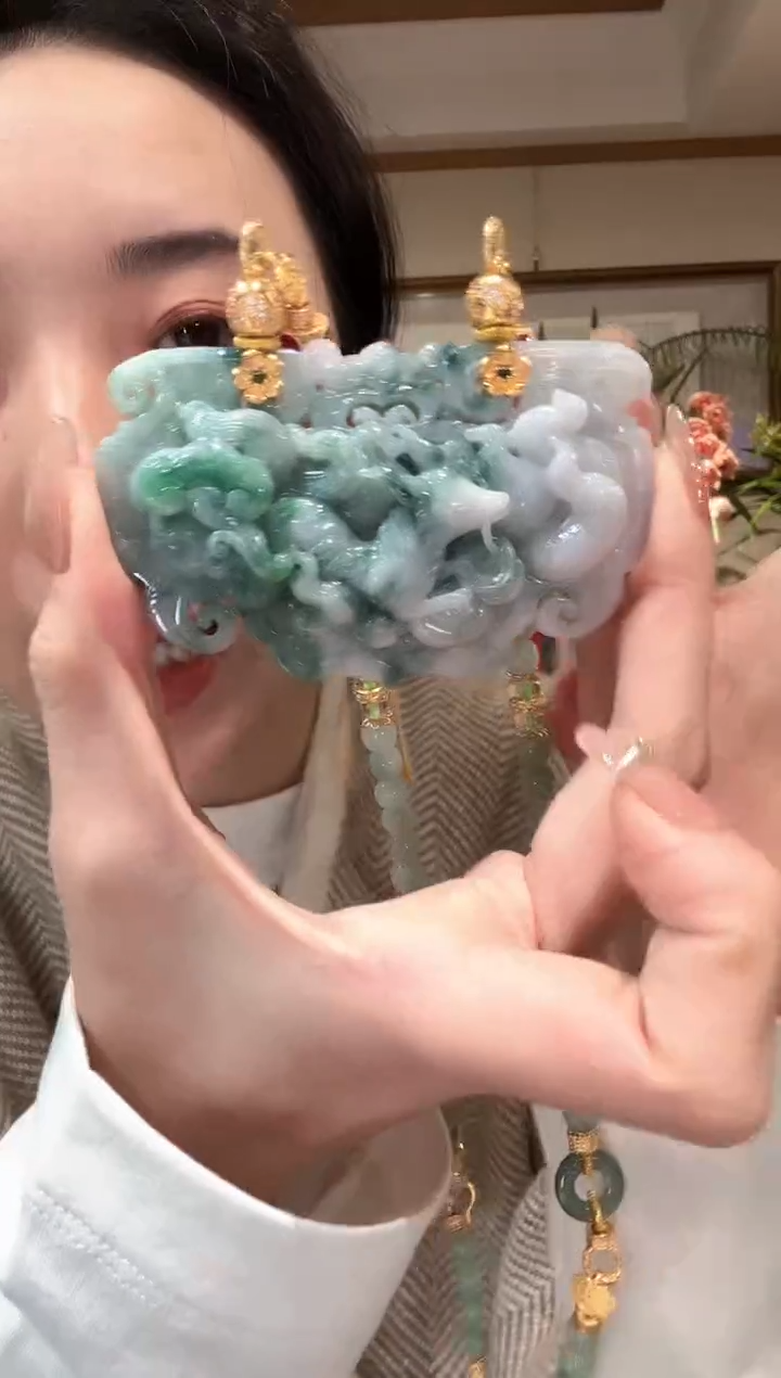 【闪购商品】翡翠颈饰未镶嵌国风