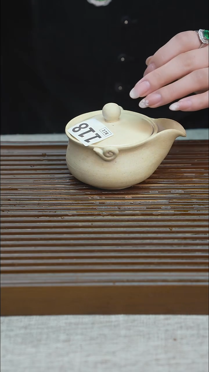 纯手工粗陶茶具每一只不一样