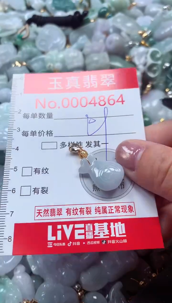 吊坠(不含链)未镶嵌翡翠4864