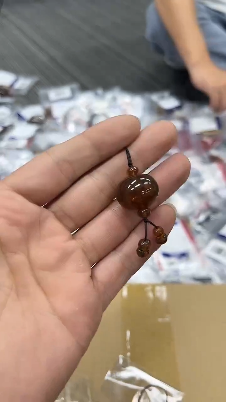 裸石琥珀未镶嵌抚顺琥珀19+单珠手机链多样性发其一