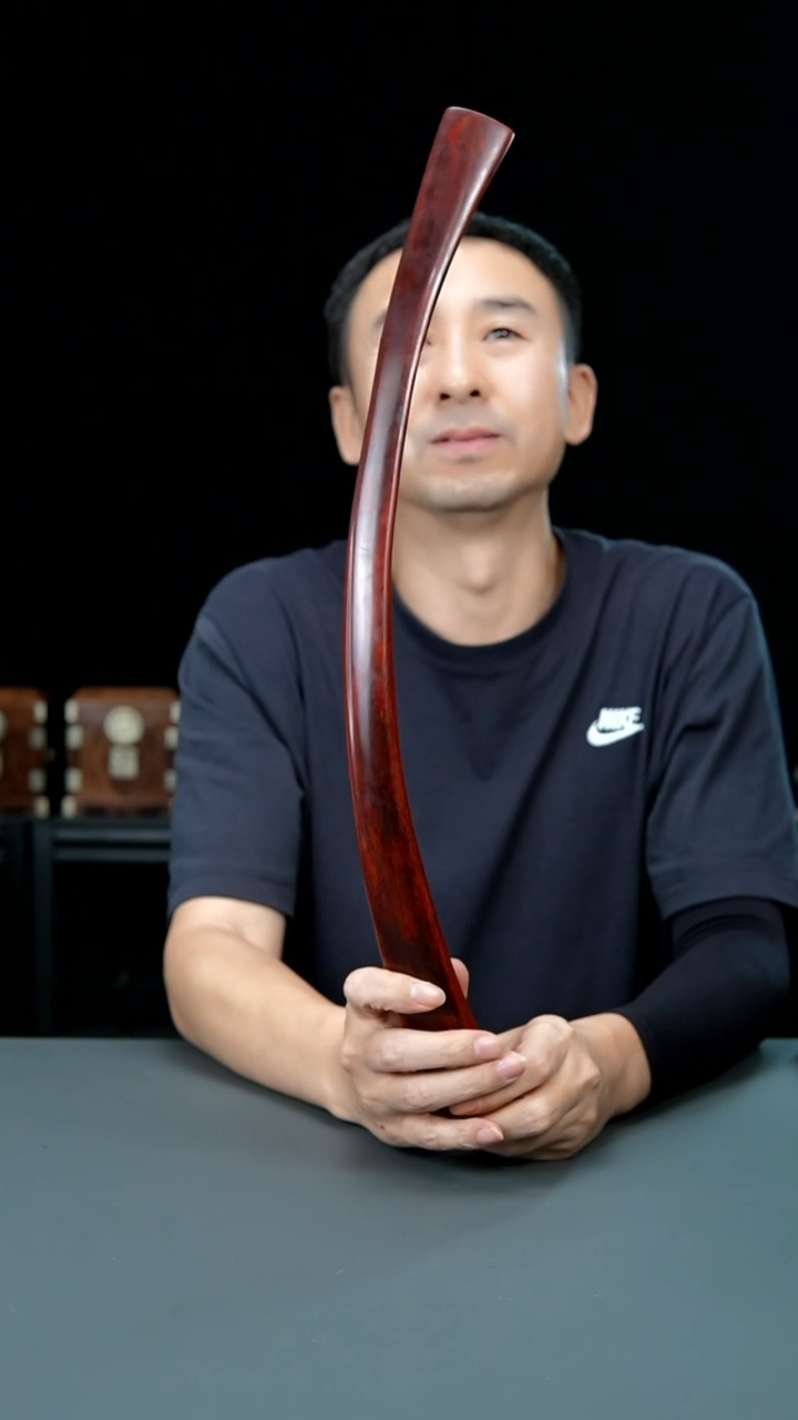 檀香紫檀（小叶紫檀）把件印度小叶紫檀 随型棍