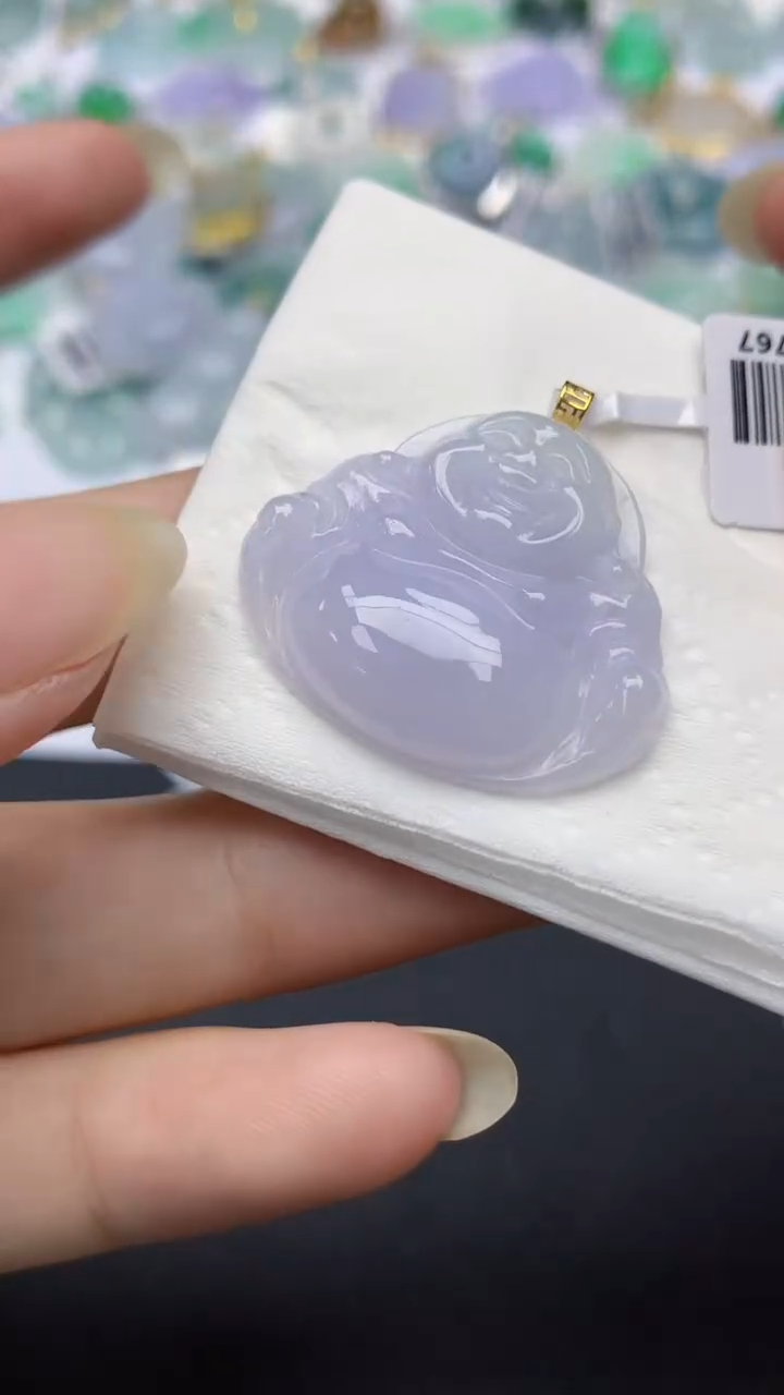 颈饰未镶嵌翡翠天然缅甸a货翡翠百元以上9元证书费自理