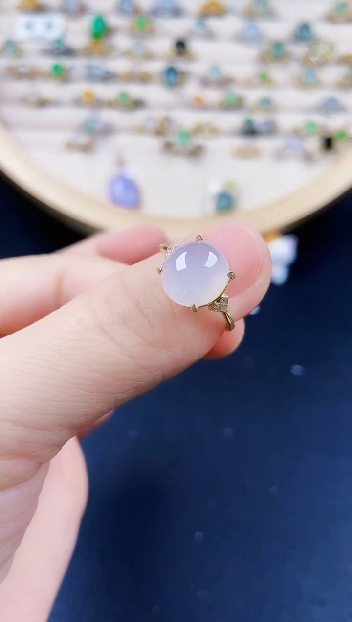 【闪购商品】翡翠戒指银S925镶嵌120120120