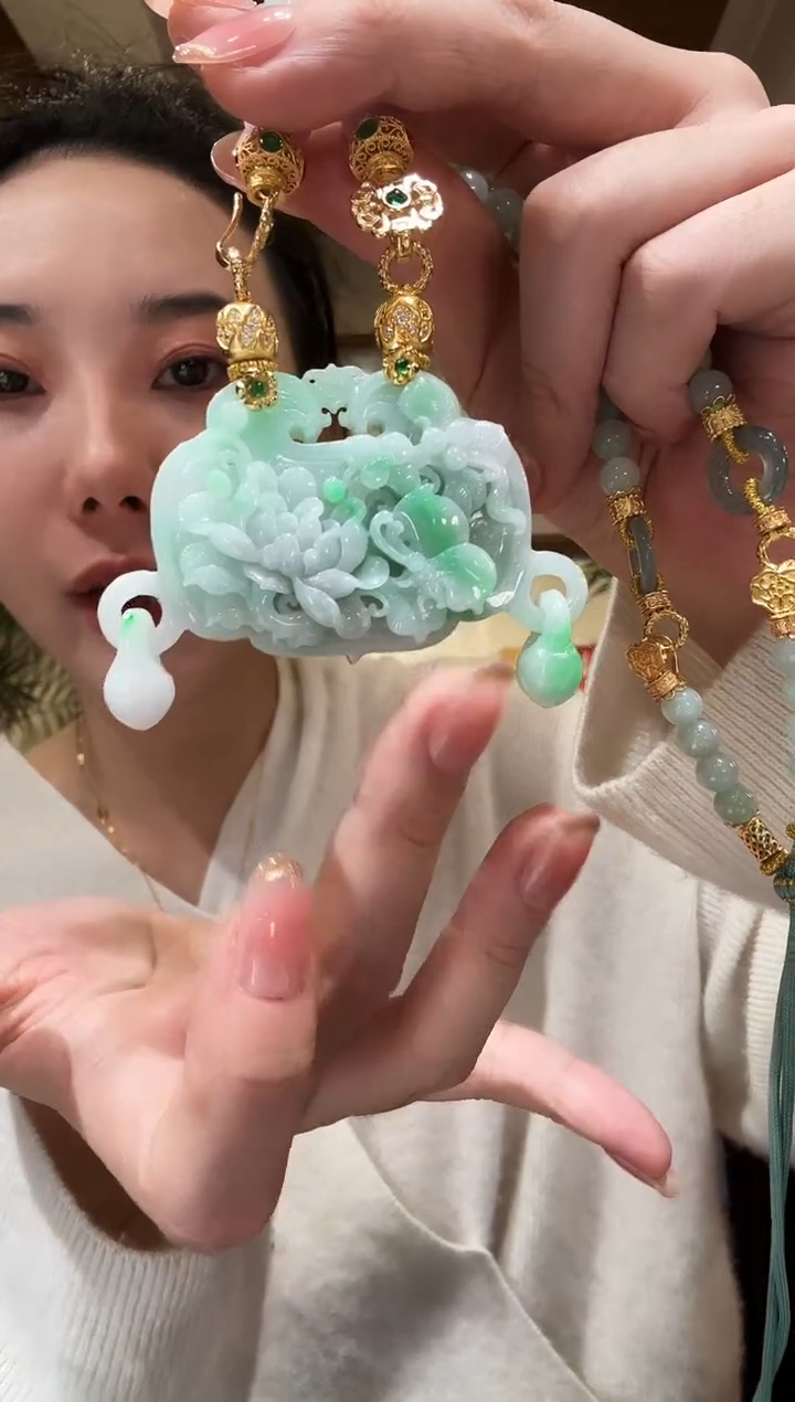 【闪购商品】翡翠颈饰未镶嵌国风
