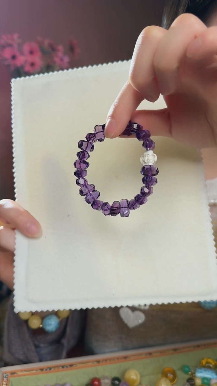 【闪购商品】紫晶手串未镶嵌天然紫水晶手串
