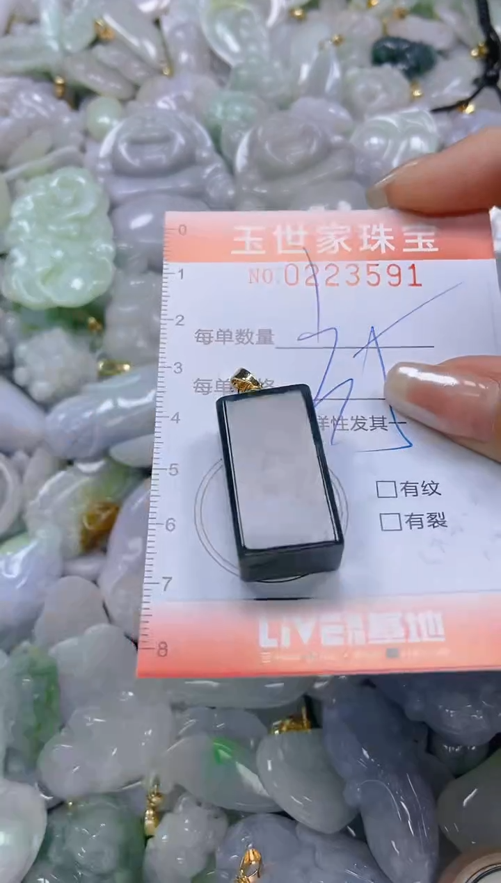 翡翠未镶嵌颈饰闪购0223591