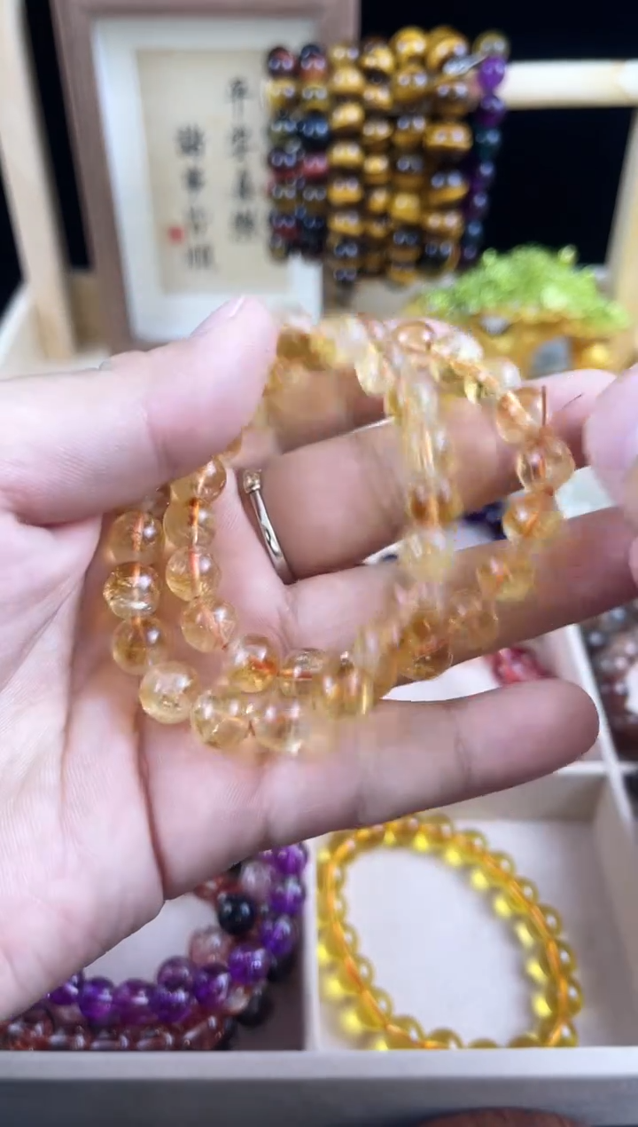 【闪购商品】水晶手链未镶嵌黄塔晶