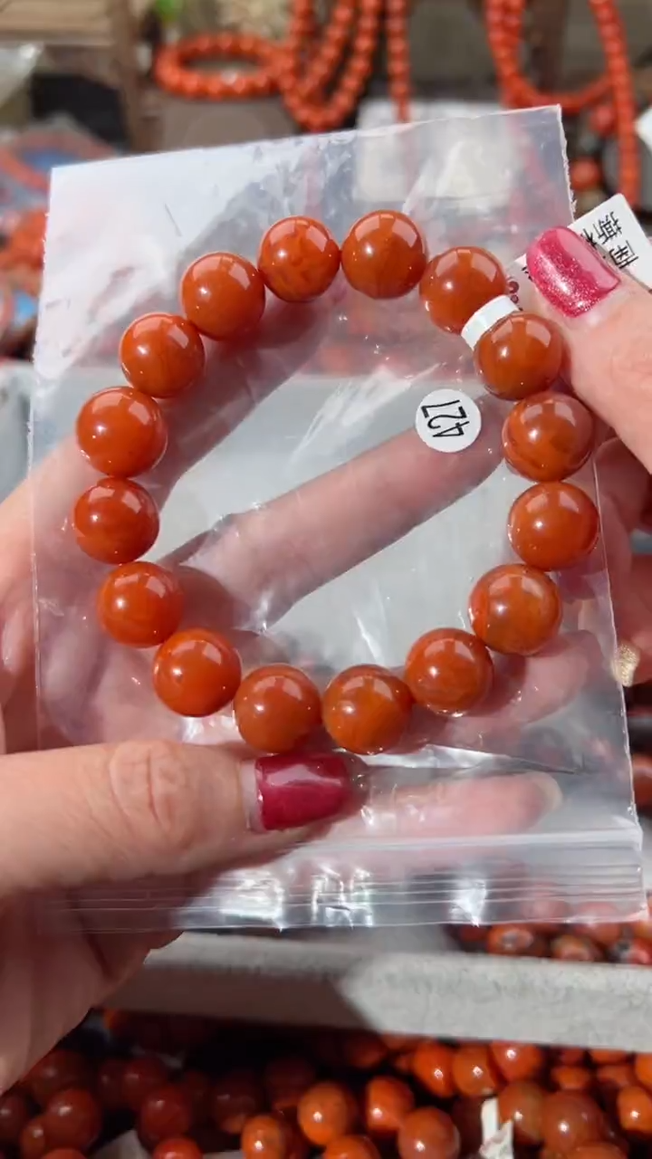 【闪购商品】南红玛瑙手串未镶嵌13+