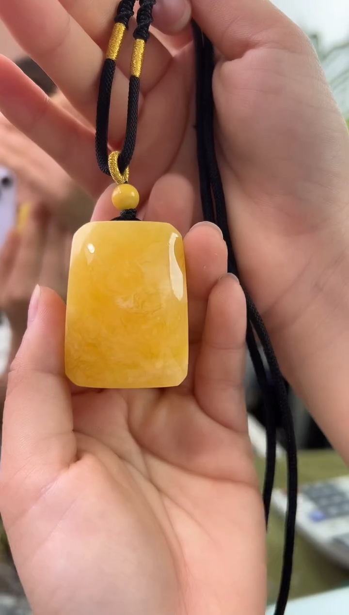 裸石琥珀未镶嵌琥珀蜜蜡吊坠
