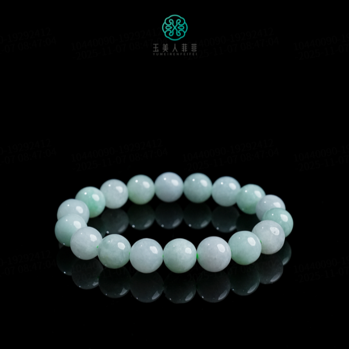 HD石惑珠宝~翡翠手串约10mm-多样性发一