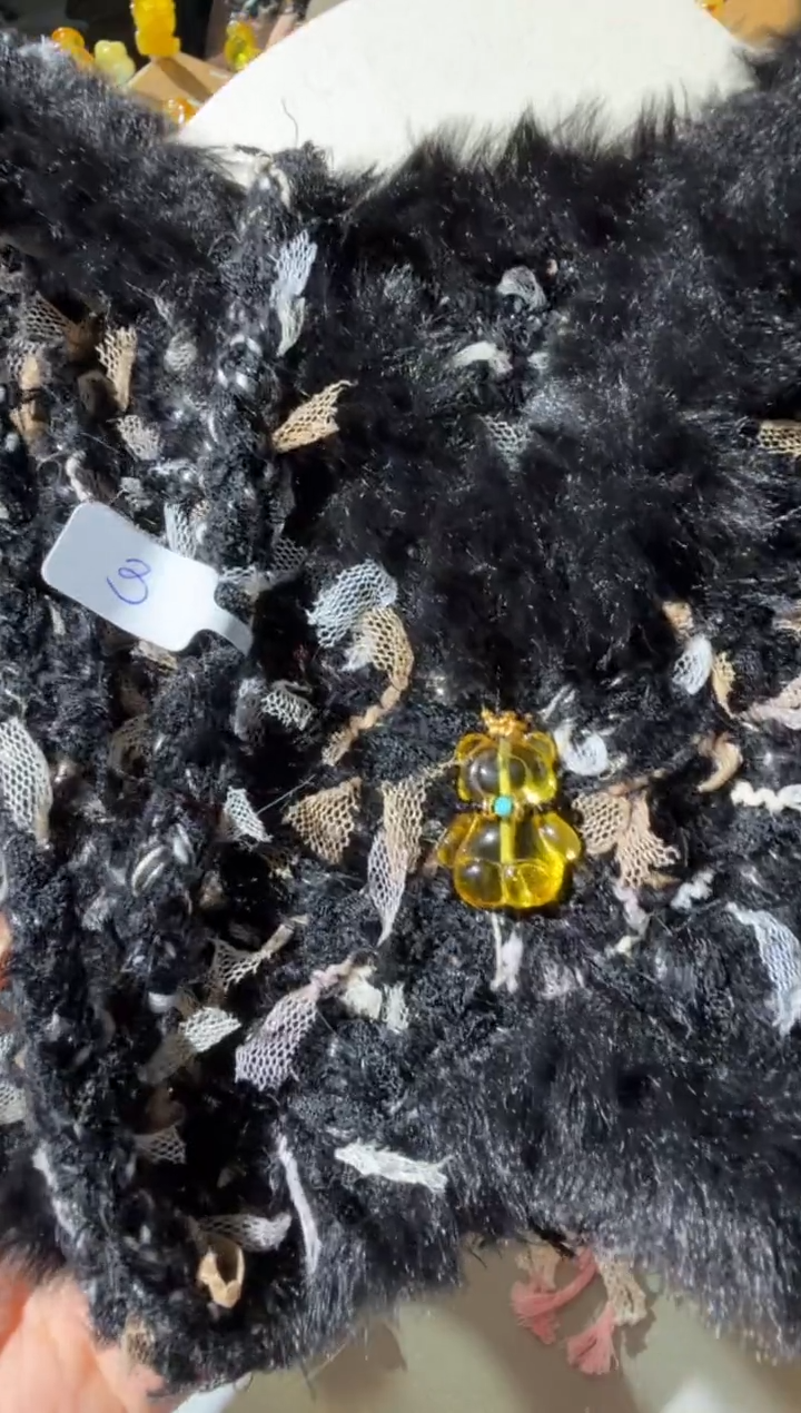 【闪购商品】琥珀项链未镶嵌琥珀小熊项链斜跨包