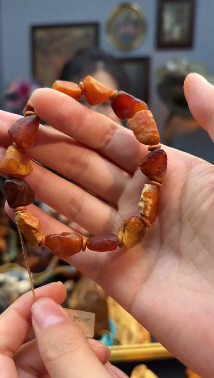 手串琥珀未镶嵌手串