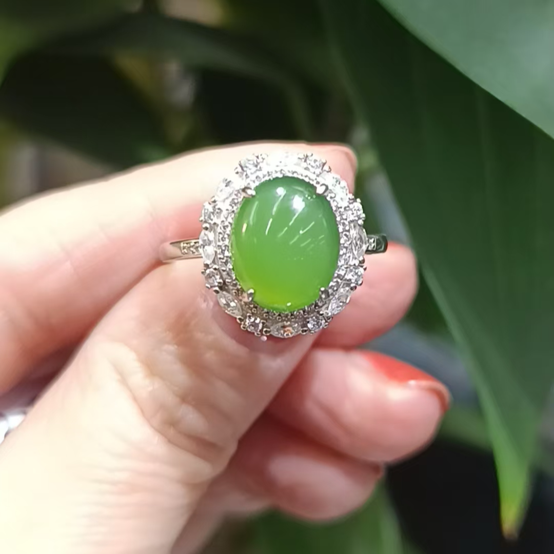 白玉世家和田玉戒指