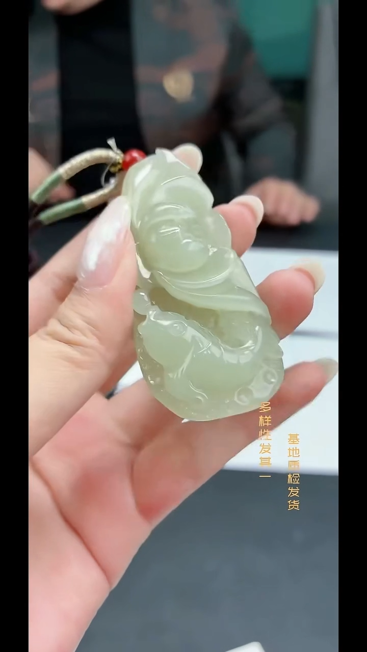 颈饰未镶嵌和田玉纯天然多样性发一
