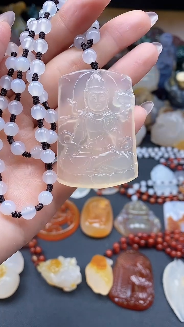 【闪购商品】玛瑙/玉髓颈饰未镶嵌dd