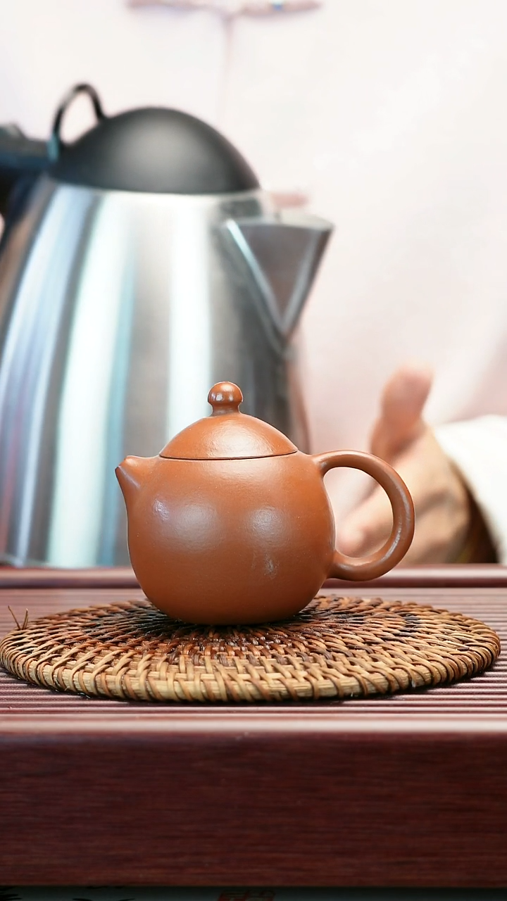 茶壶紫砂小煤窑朱泥 孟臣 小龙蛋  140cc