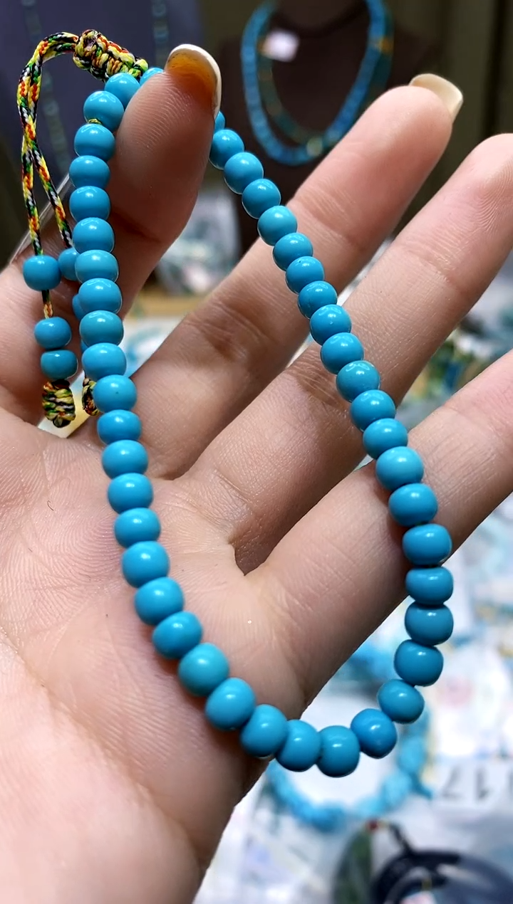 【闪购商品】绿松石未镶嵌手串486