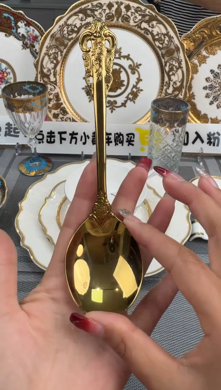 【闪购商品】瓷片圆形 勺子 春节福利