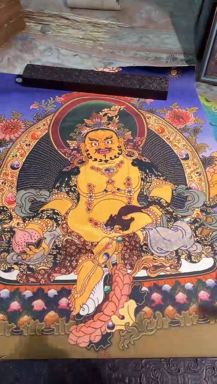 卷轴画曦曦的唐卡tk160