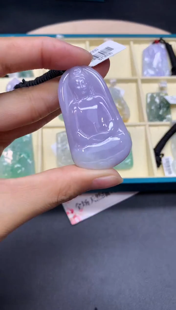 【闪购商品】定制翡翠未镶嵌素衣观音【无服务费】